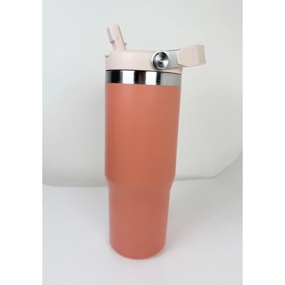 Stanley IceFlow 30oz Flip Straw Tumbler Stainless Steel Polar Peach – Used - Picture 4 of 14